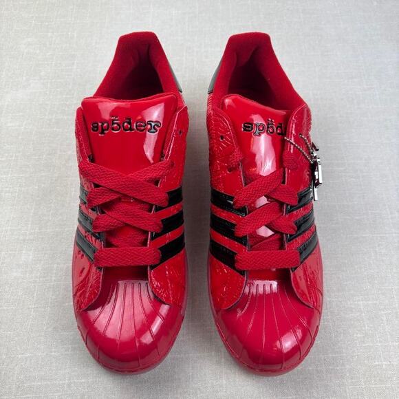 ?️ 2026 Sp5der x adidas Superstar “Red Black” 13.5M main image 6